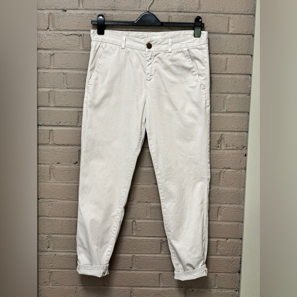 Current/Elliott  light beige khakis / chinos 27